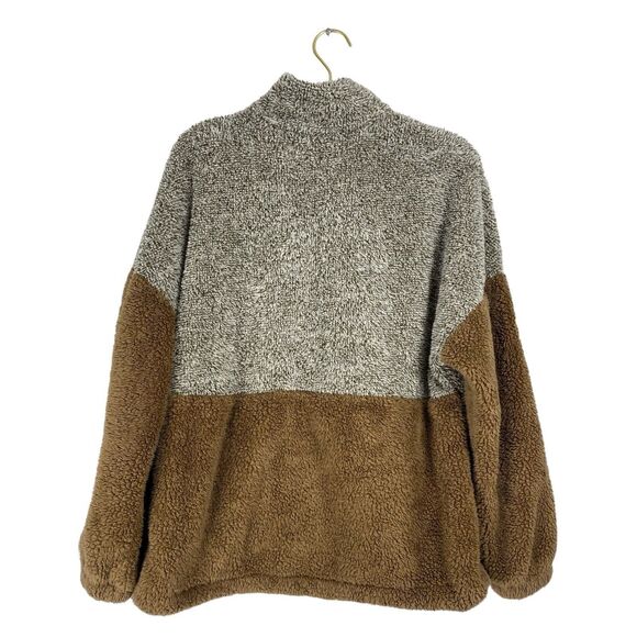 Merokeety Womens Fuzzy Long Sleeve Kangaroo‎ Pocket Pullover Sweater Size S 508 - Picture 5 of 7